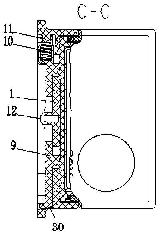 Quick-plugging and interconnecting structure of power supply for logistics monitoring device