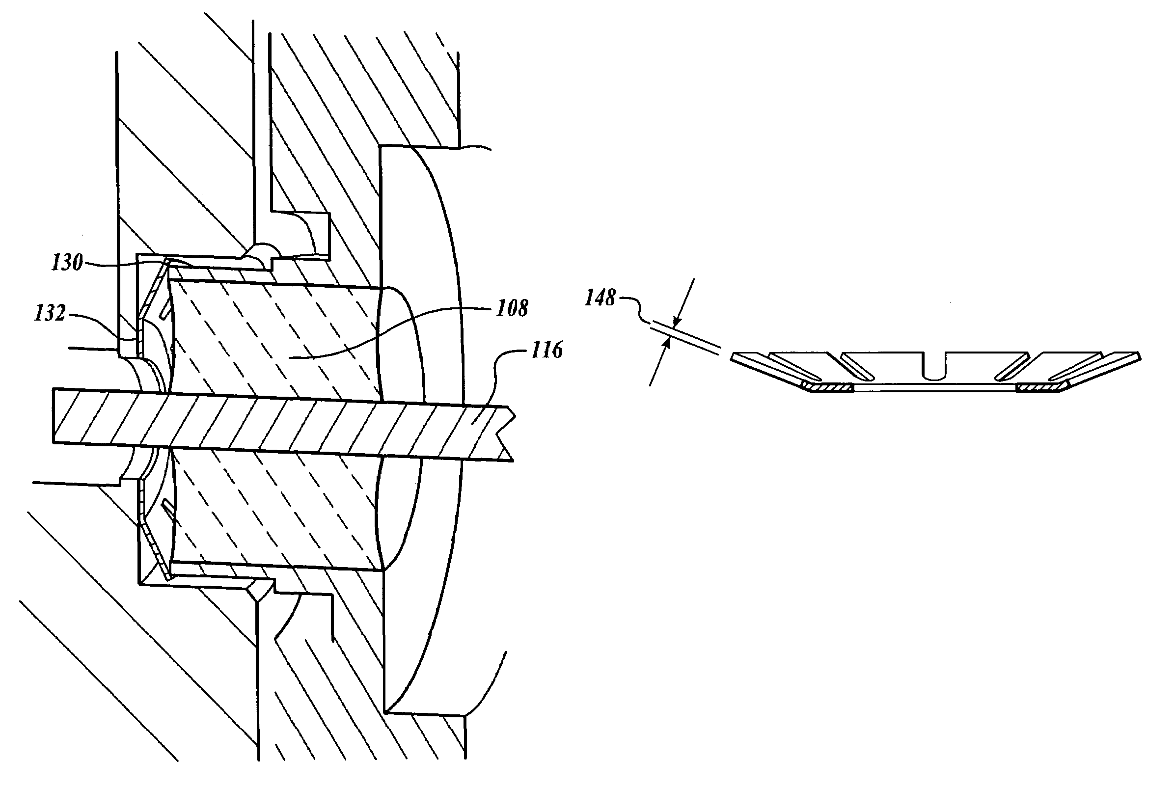 RF connectors having ground springs