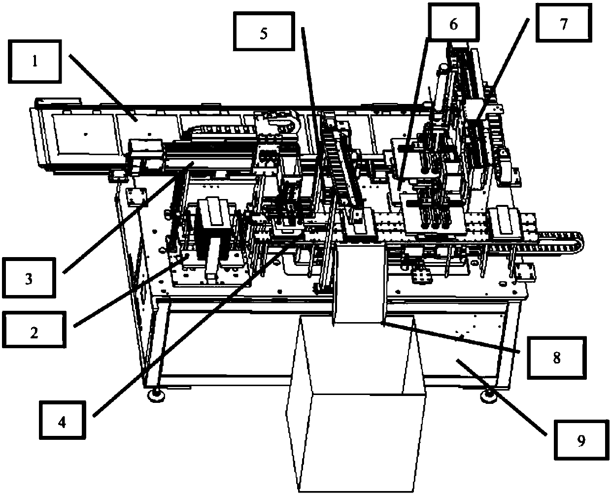 Automatic release paper tearing equipment