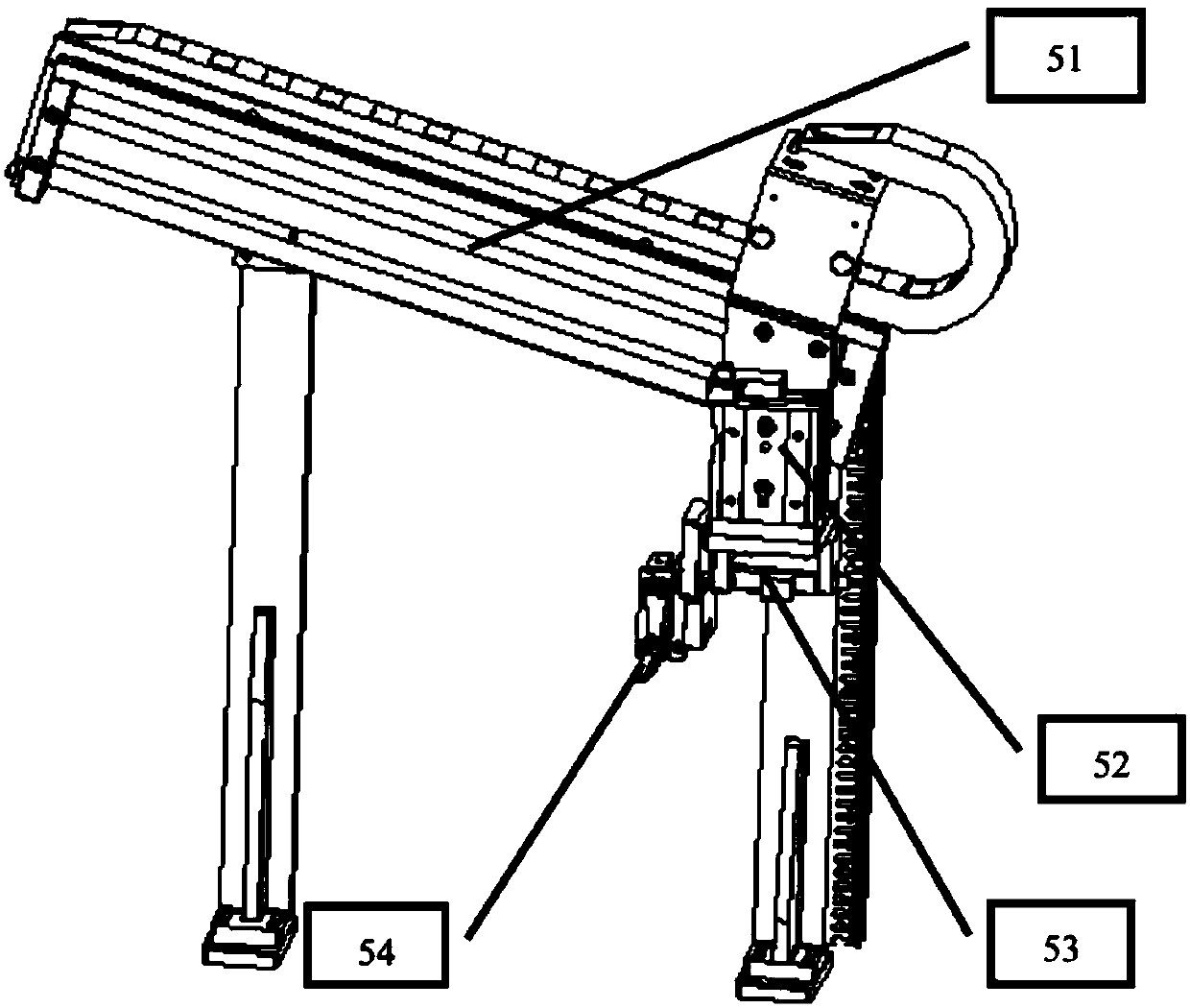 Automatic release paper tearing equipment