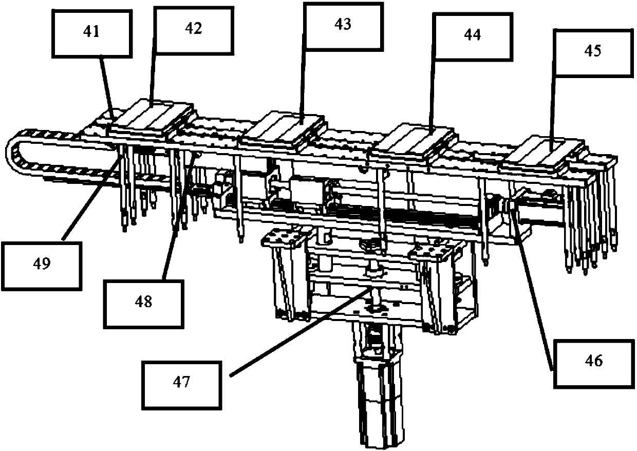 Automatic release paper tearing equipment