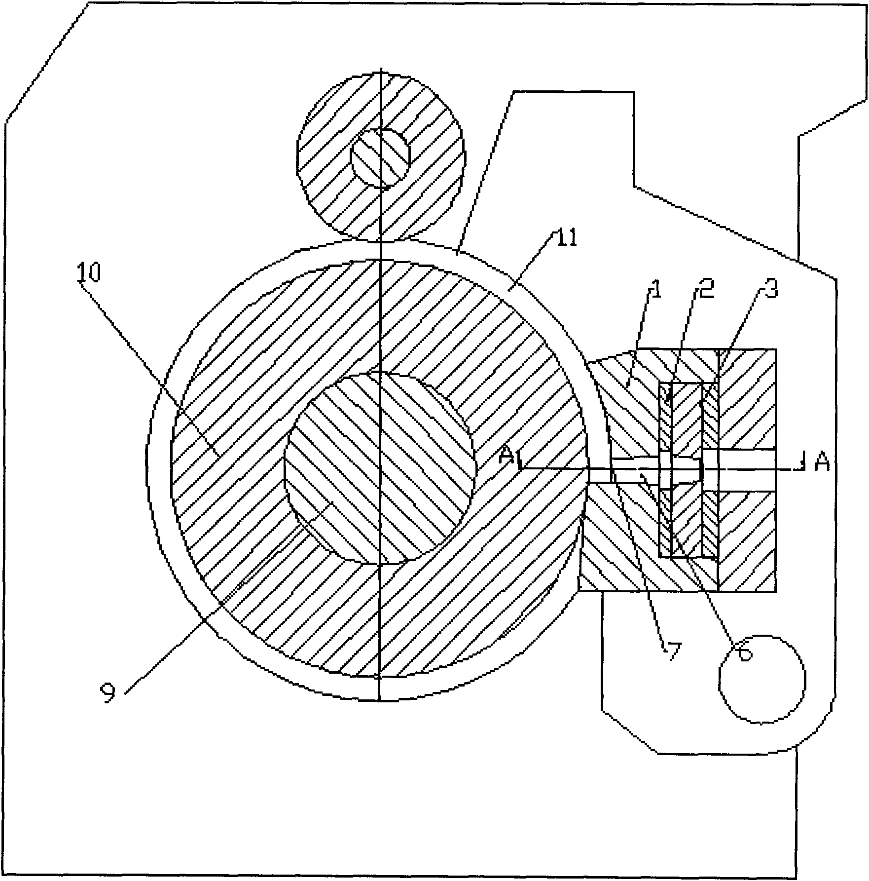 Continuous extrusion method of stacked assembling die with reversed cone angle and equipment