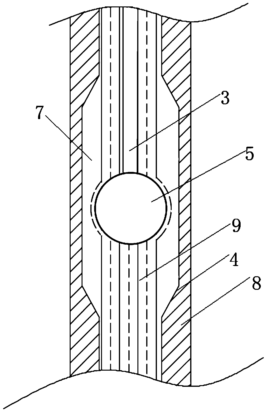 Automatic brake oil supply device of mechanical shock table brake system