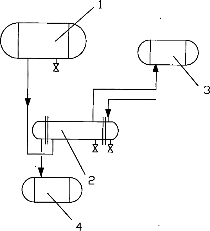 Method and device for vaporizing hydrogen chloride in tail gas in polycrystalline silicon production