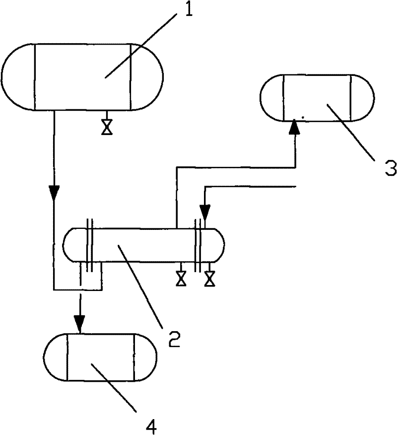 Method and device for vaporizing hydrogen chloride in tail gas in polycrystalline silicon production