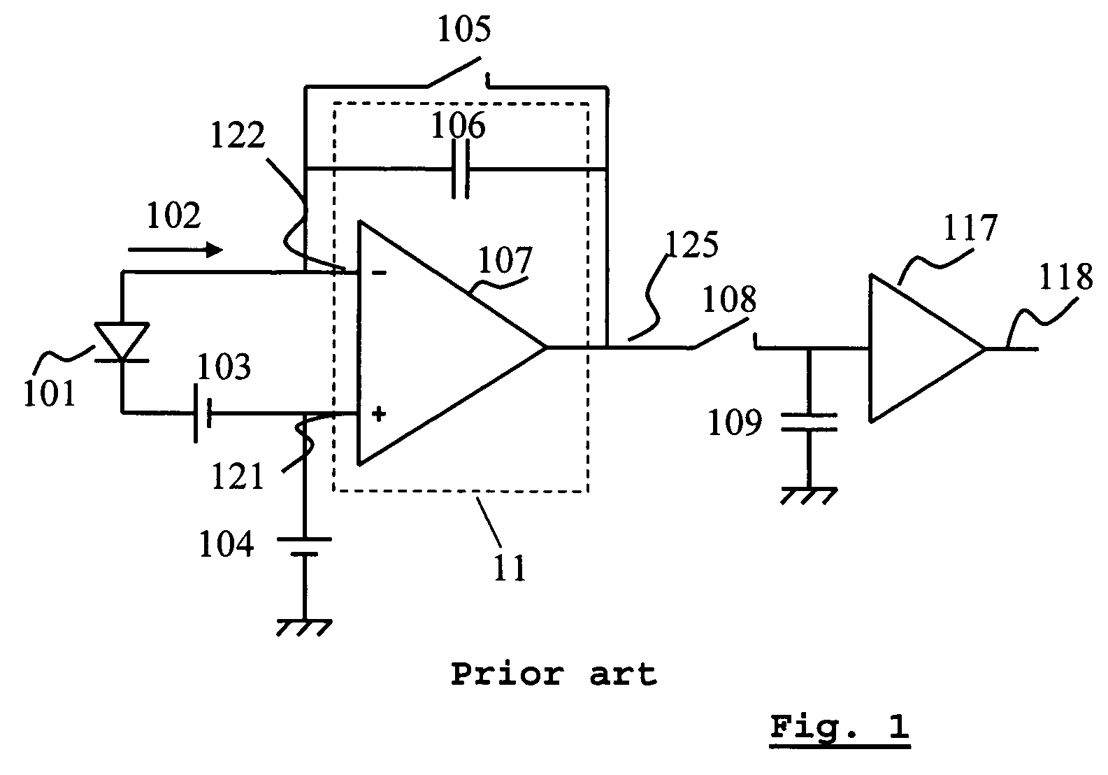 Read-out circuit for infrared detectors