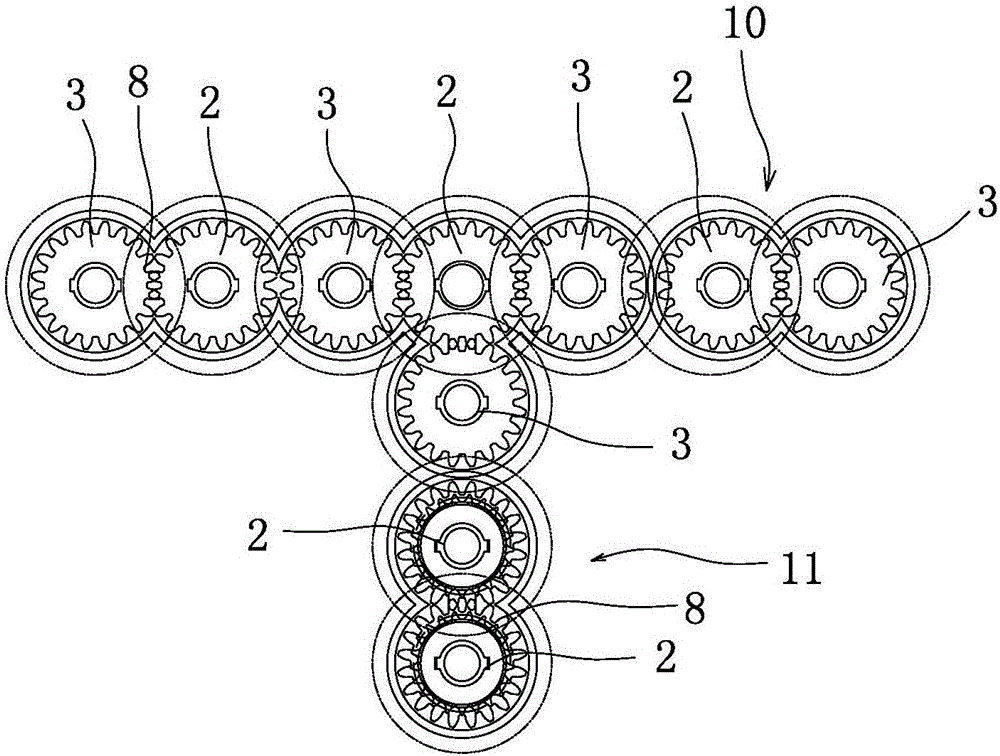 Diving power head for producing pile with nonlinear section