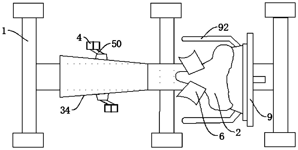 Femoral head necrosis repair trainer and bicycle