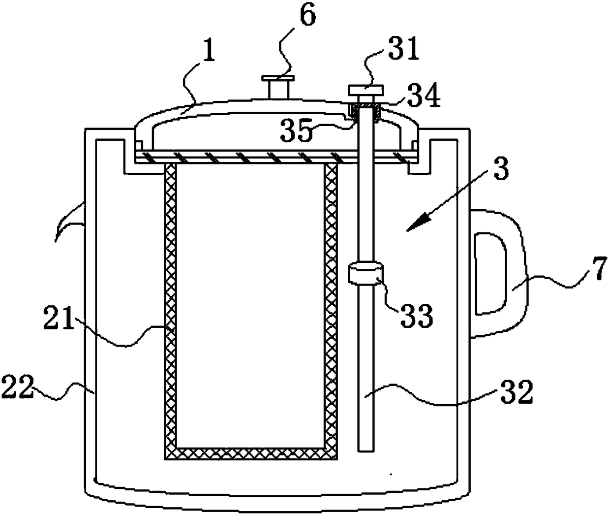 Herbal cuisine kettle for health maintenance