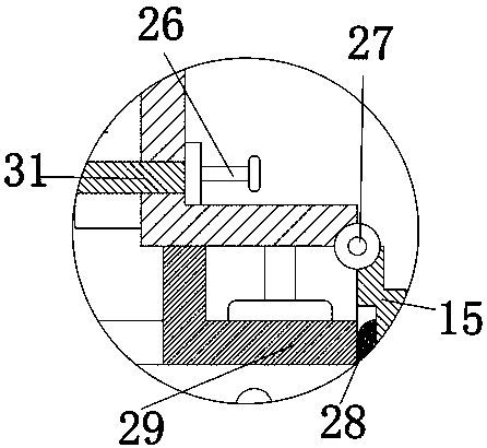 Domestic small-sized stuffing mixing machine for mixing meat stuffing