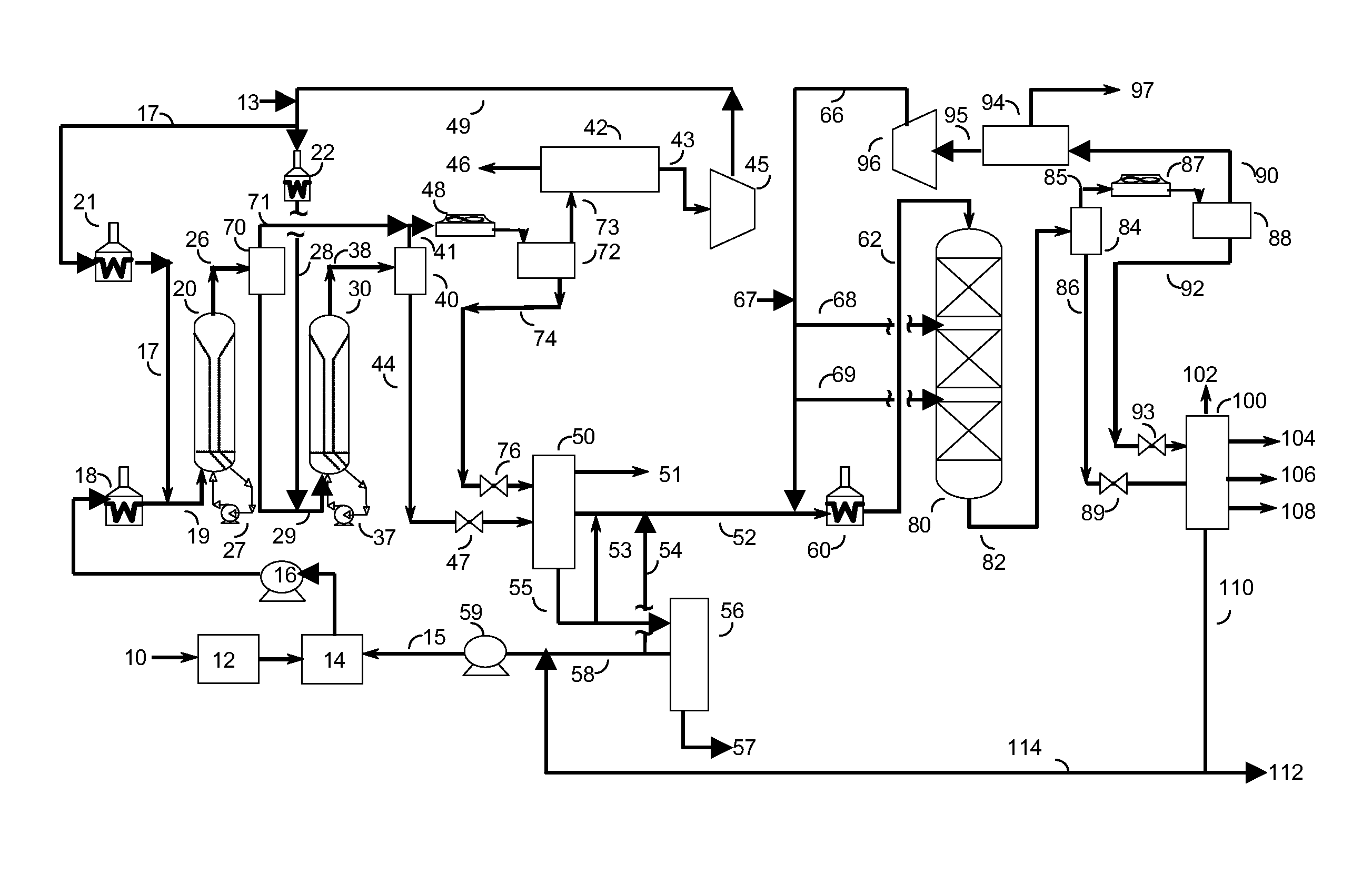 Coal conversion process and products, comprising two direct ebullated bed liquefaction stages and a fixed bed hydrocracking stage