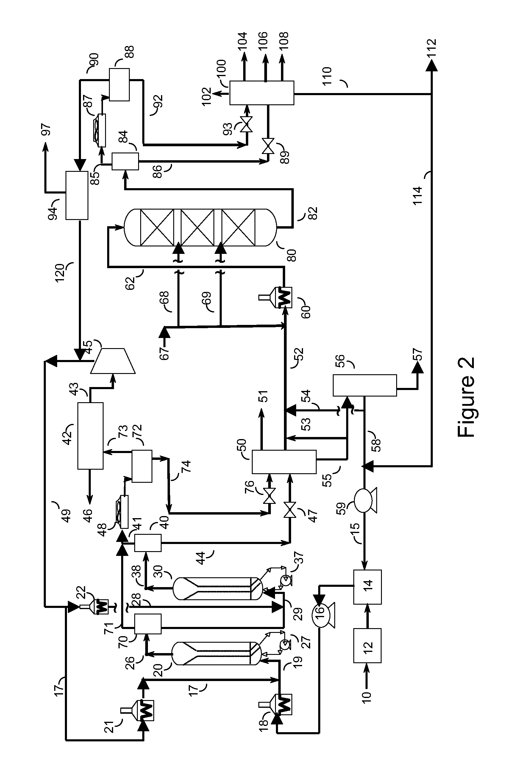 Coal conversion process and products, comprising two direct ebullated bed liquefaction stages and a fixed bed hydrocracking stage