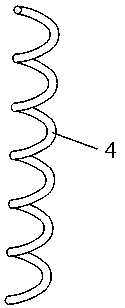 Stretching limiting spring