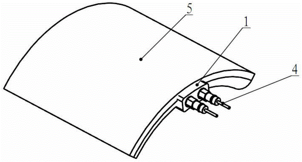 Packaging method for while-drilling acoustic wave transducer