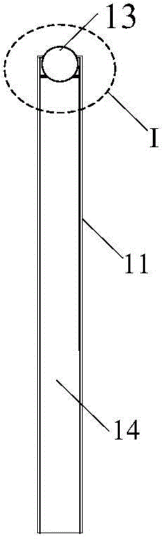 Substrate supporting needle, substrate supporting device and substrate picking and placing system