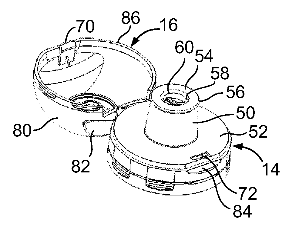 Reclosable dispensing closure