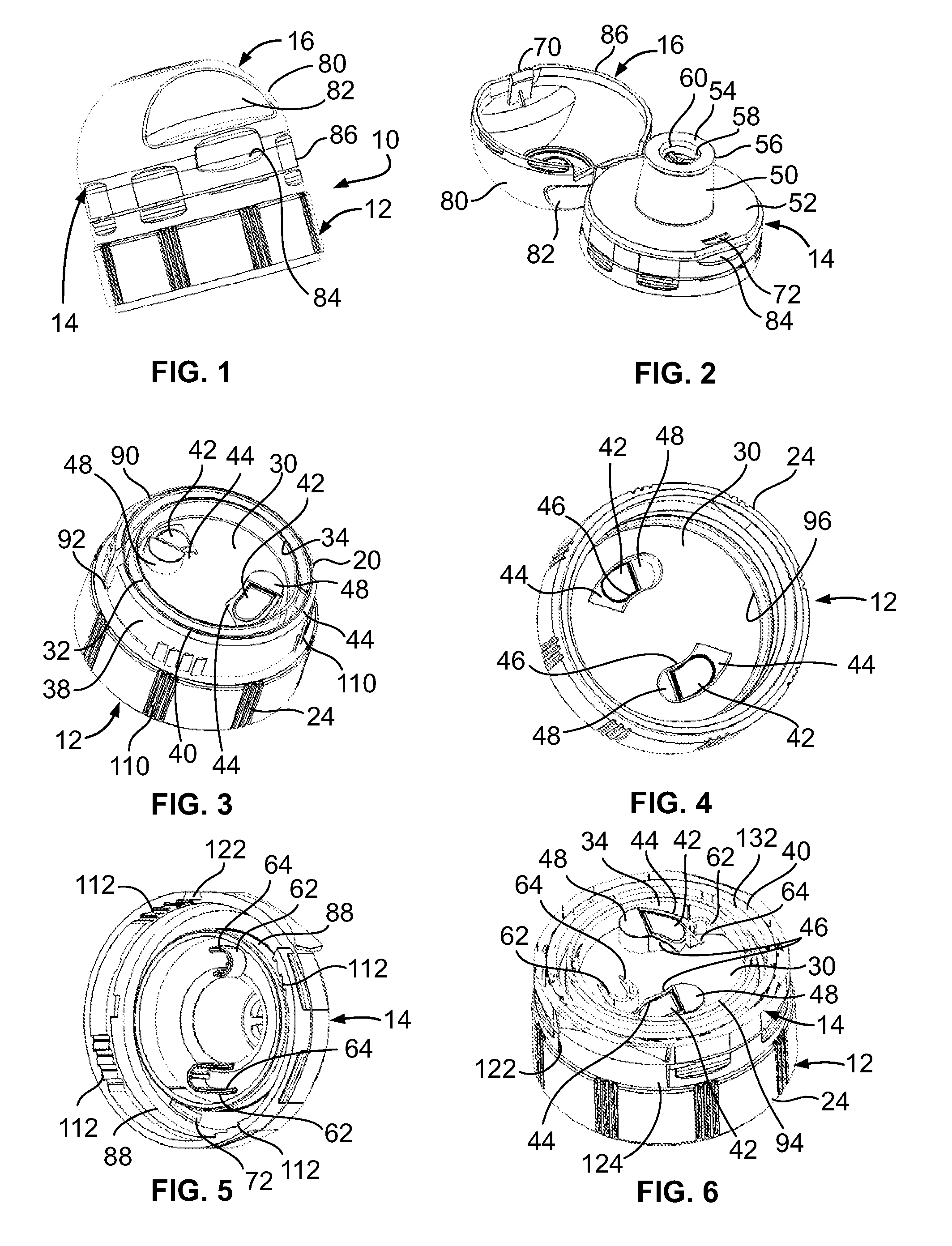 Reclosable dispensing closure