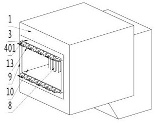 Continuous sampling device capable of preventing samples from being mixed for algae detection