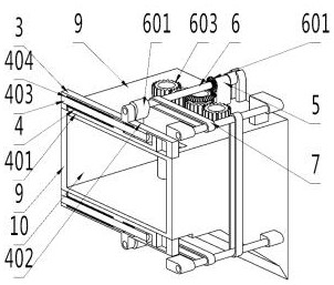 Continuous sampling device capable of preventing samples from being mixed for algae detection