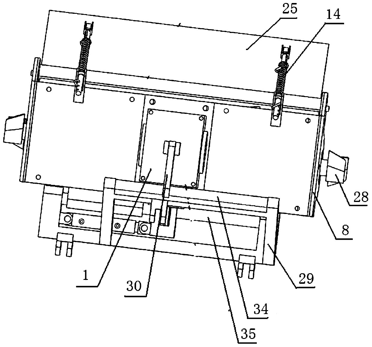 Transversely-adjustable deep tillage machine for greenhouses