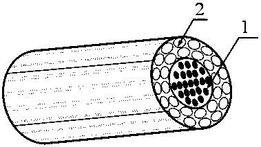 Optical fiber sensor with air membrane cooling function