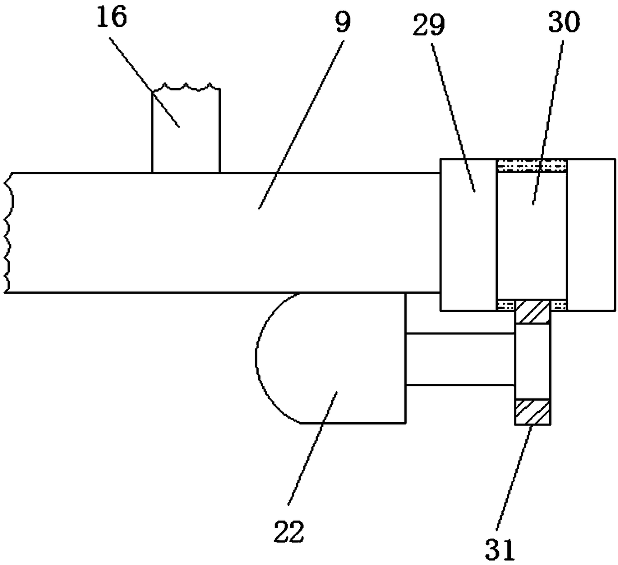 Automatic painting device with adjustable height for buildings