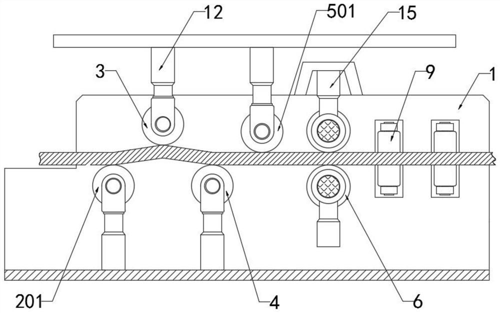 Multi-cylinder hydraulic correction equipment