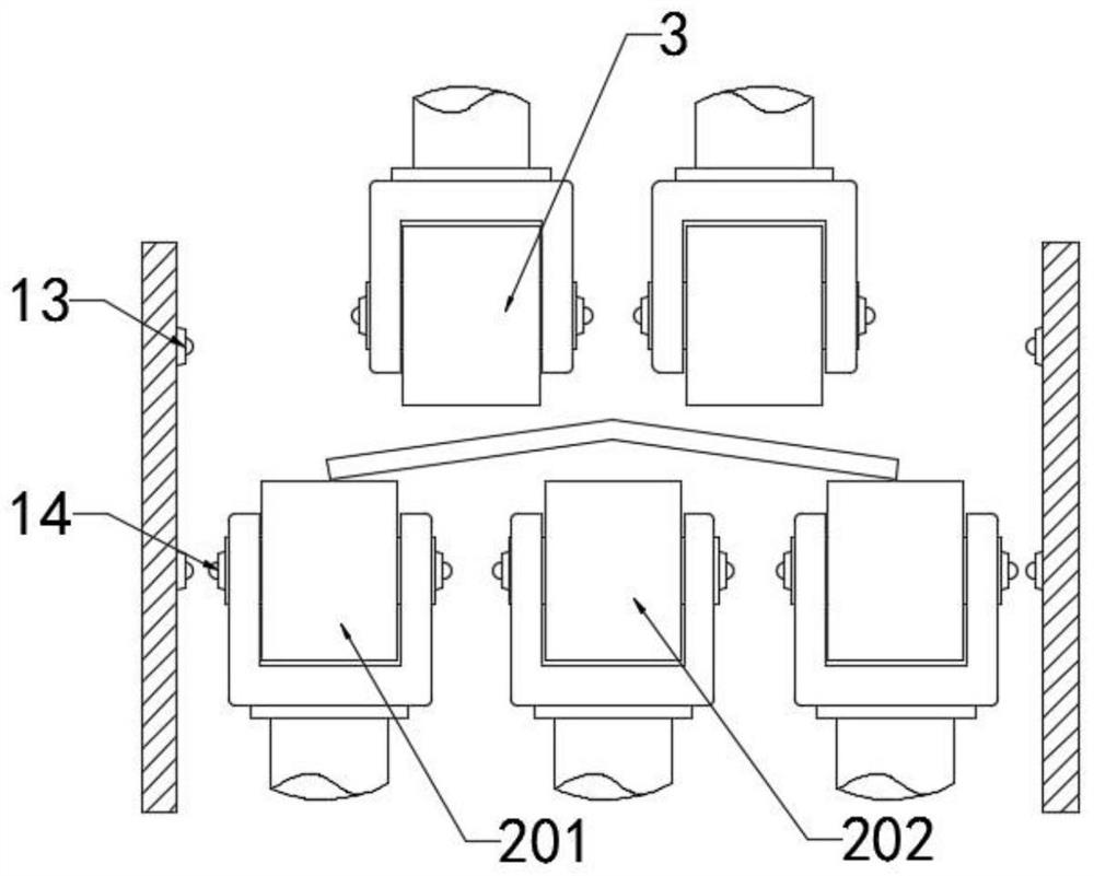 Multi-cylinder hydraulic correction equipment