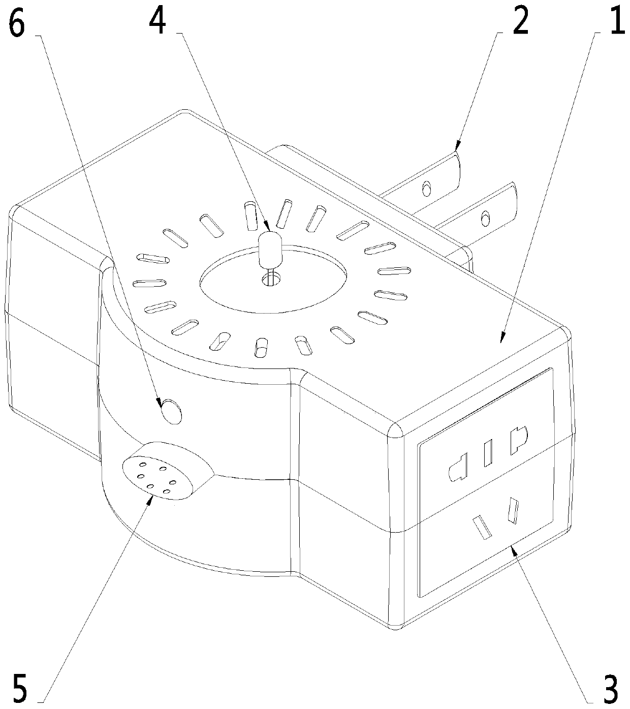 LED off-line coupled voice controller device