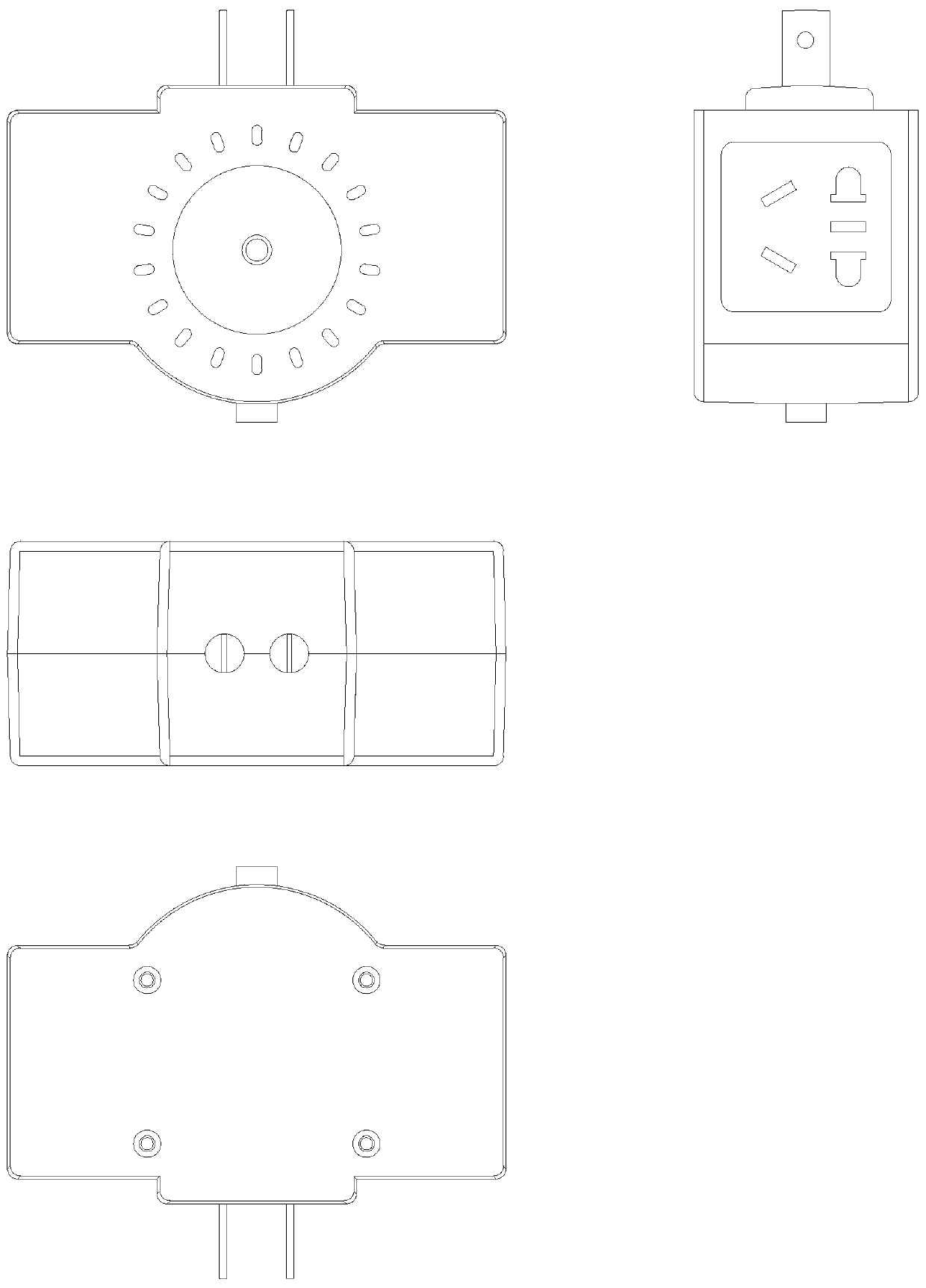 LED off-line coupled voice controller device