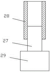 Textile airflow twisting device driven by lifting motor to lift