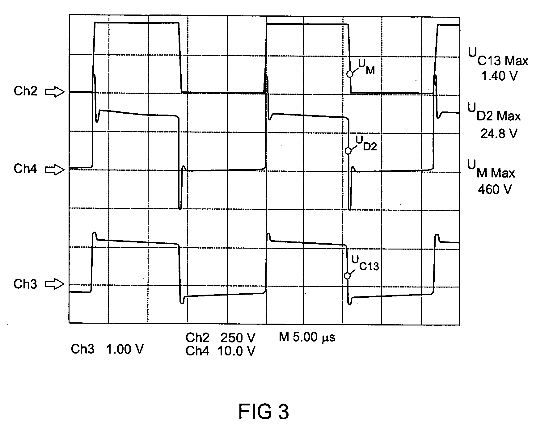 Electronic ballast for a lamp