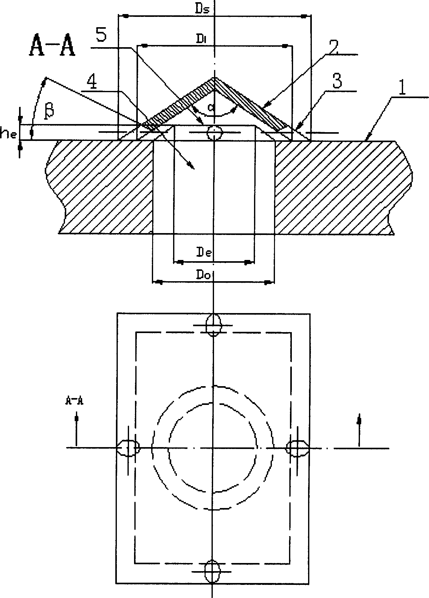 Fluidized bed reactor gases distributing plate