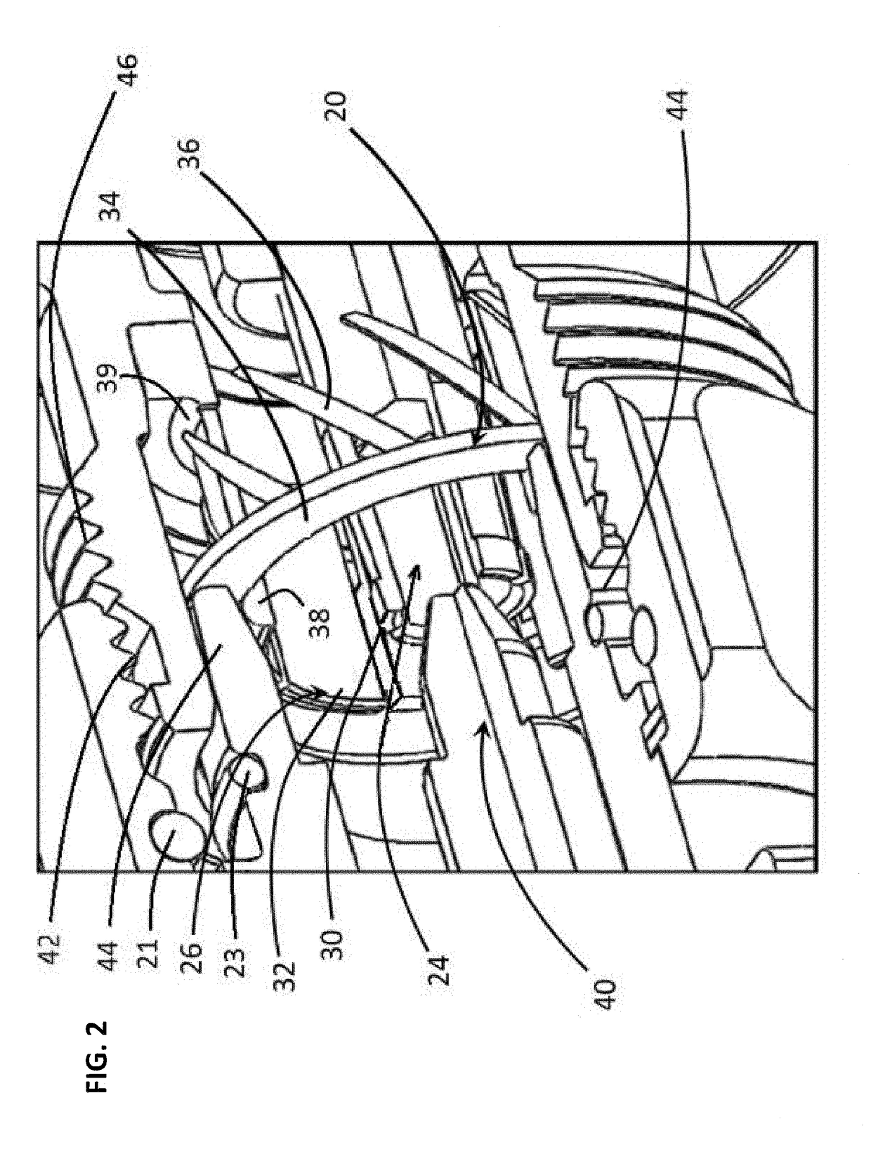 Device and method for protecting spring-biased conductor elements