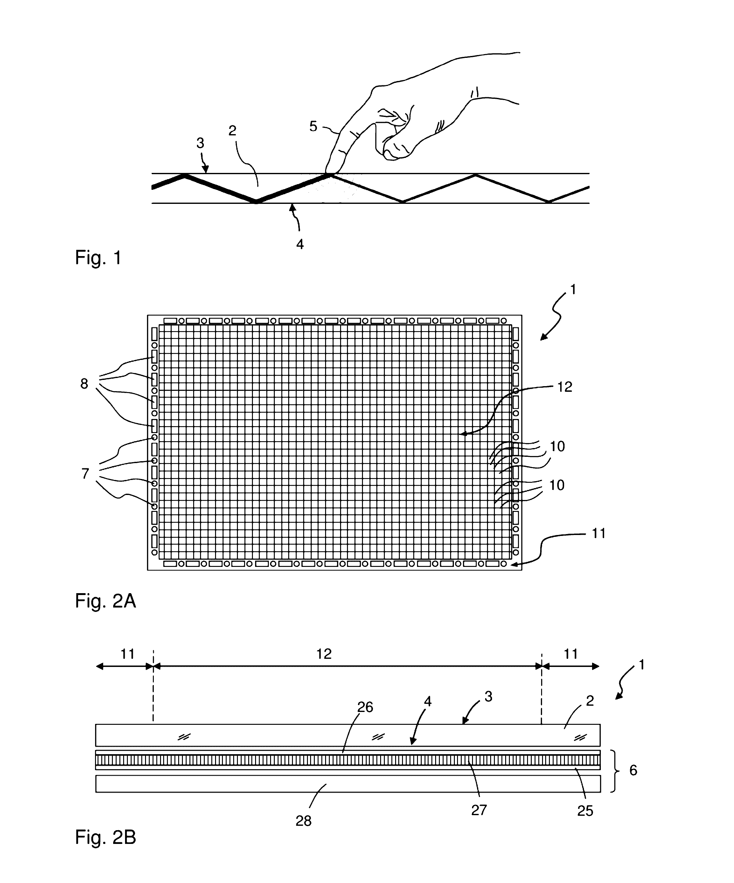 Touch-sensing quantum dot LCD panel