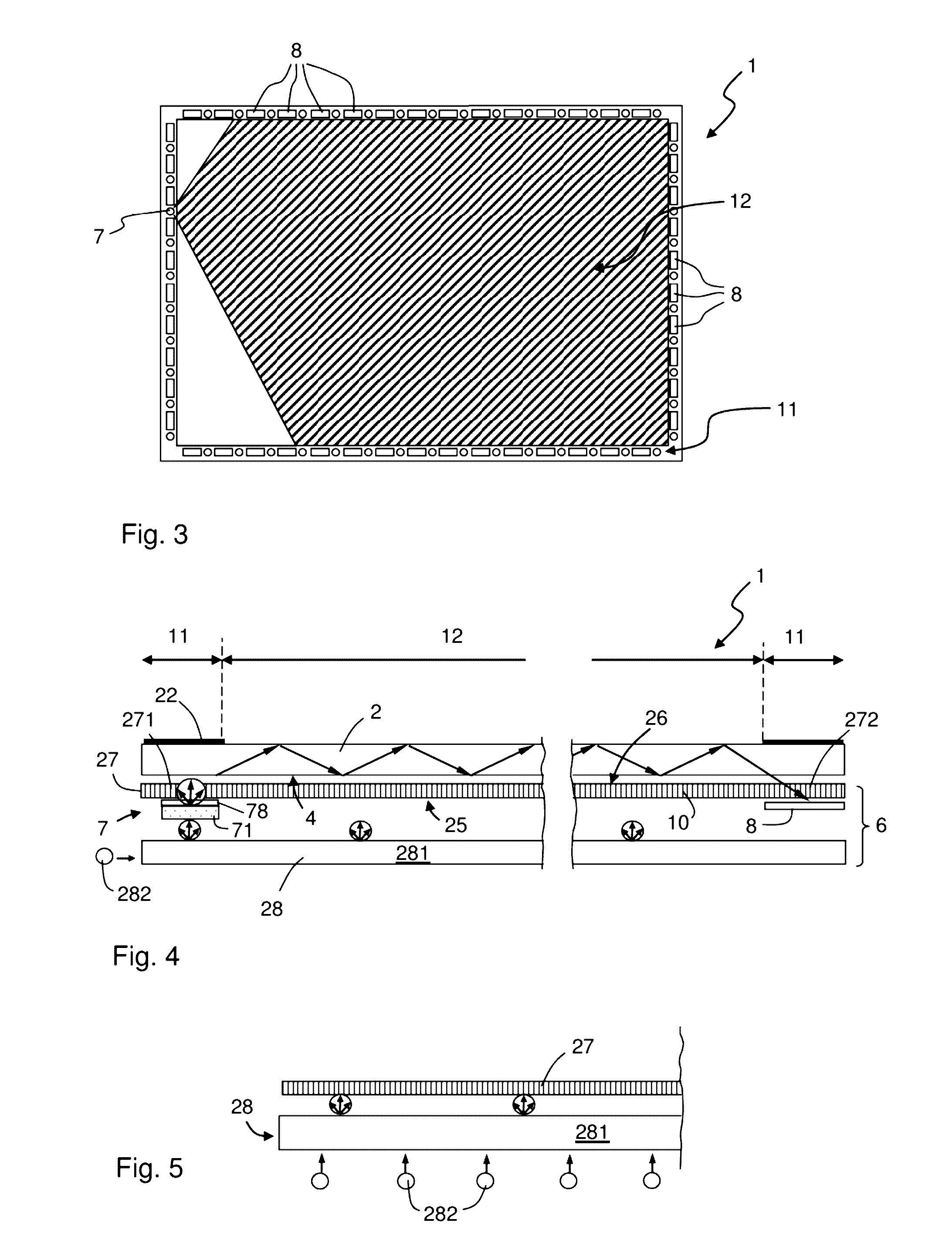 Touch-sensing quantum dot LCD panel