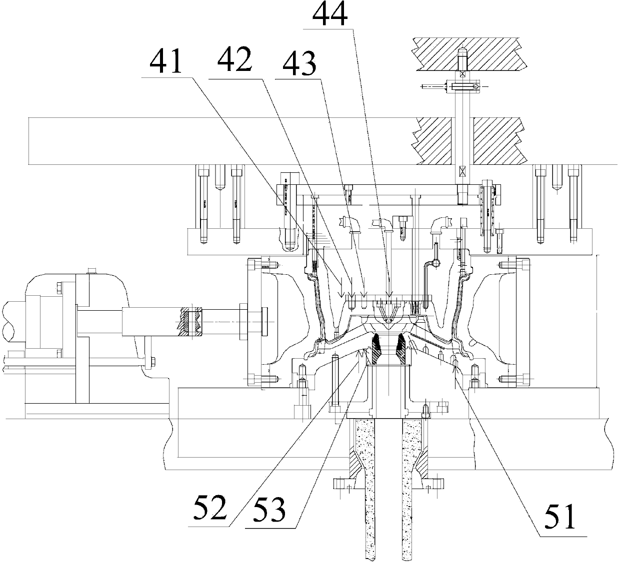 Casting cooling system, casting mold and casting method for aluminum hubs