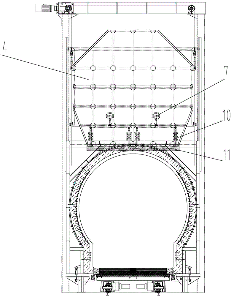 Capacity-variable trolley resistance furnace