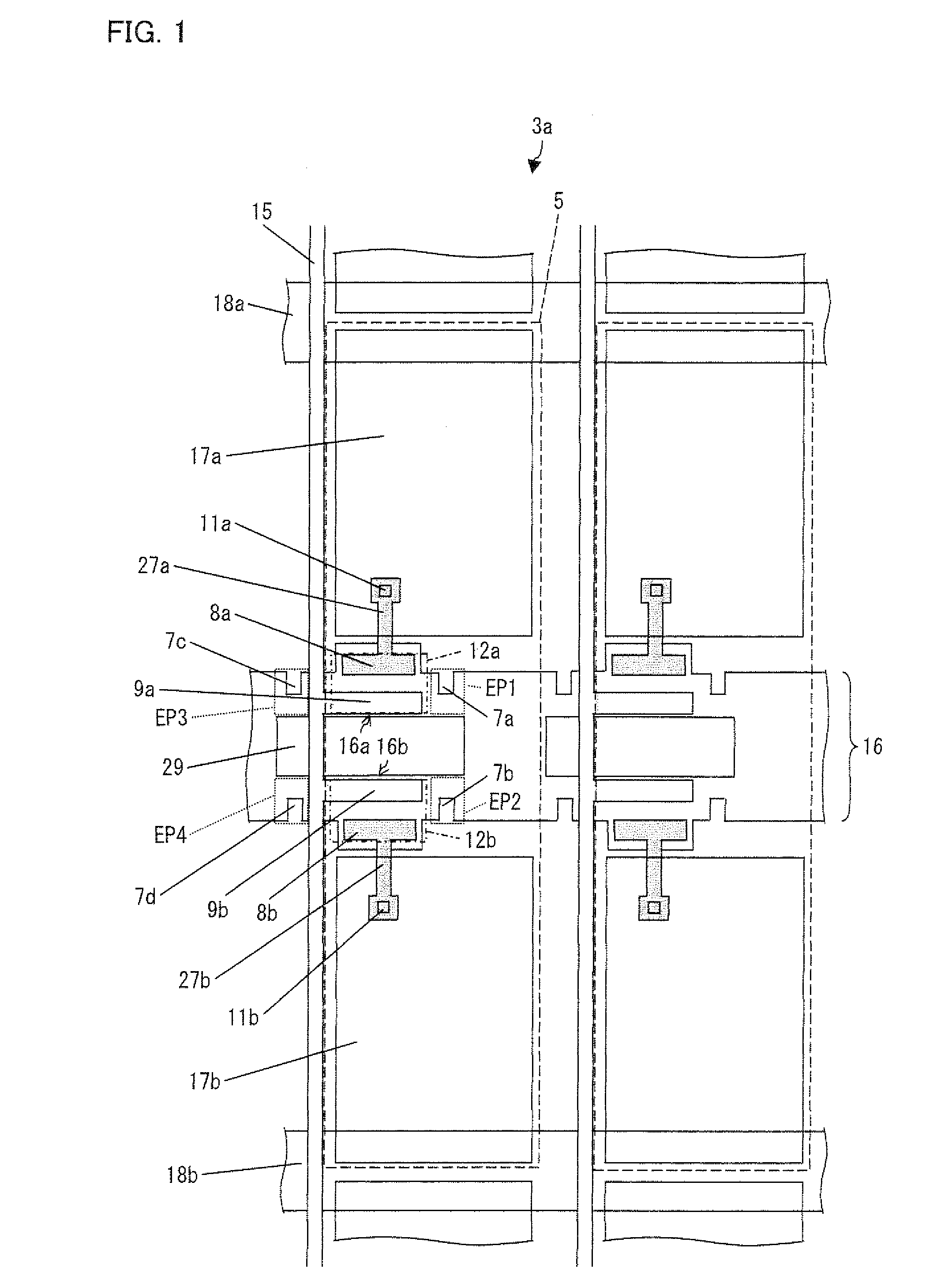 Active matrix substrate, liquid crystal panel, liquid crystal display unit, liquid crystal display device, television receiver, active matrix substrate manufacturing method, and liquid crystal panel manufacturing method