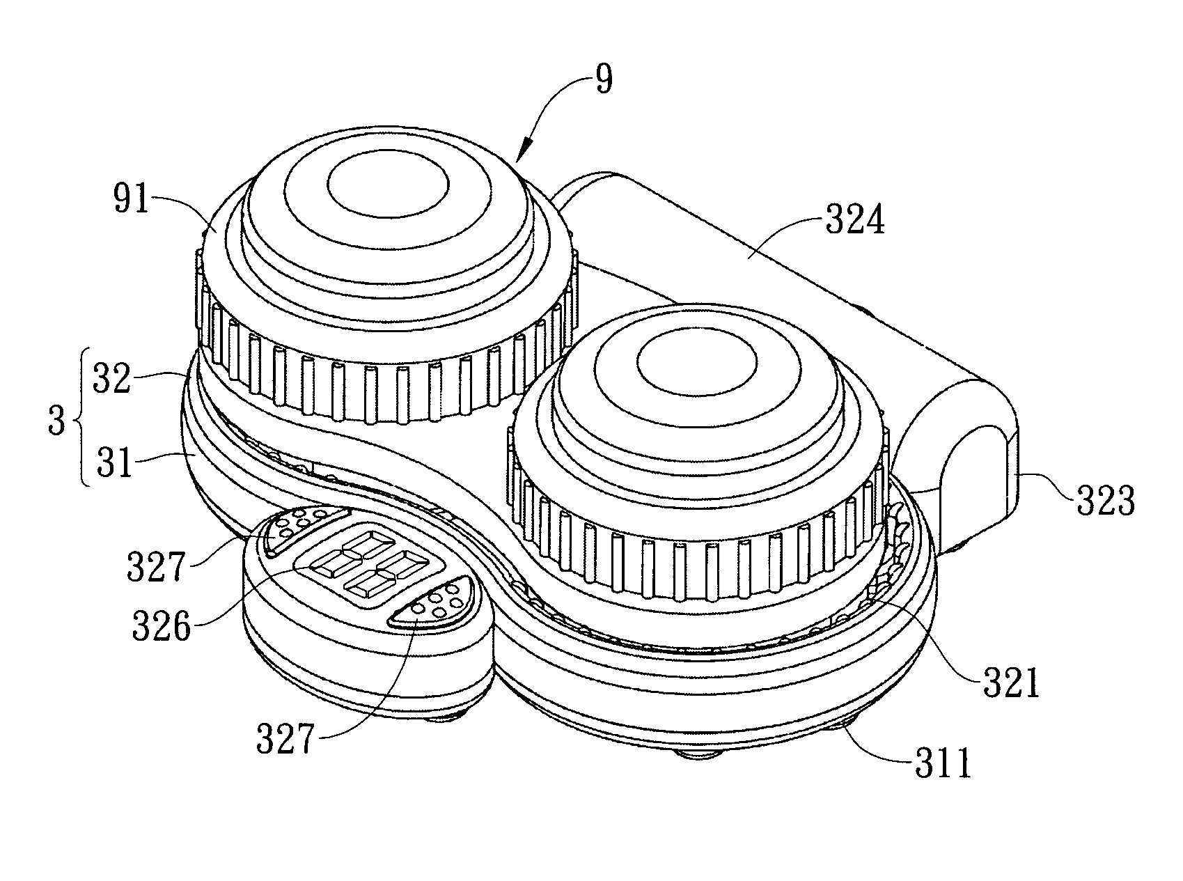 Vibration-type cleaning device for contact lenses