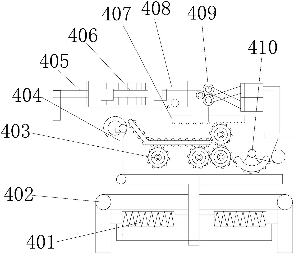 Soft leg protection device of aerial work vehicle