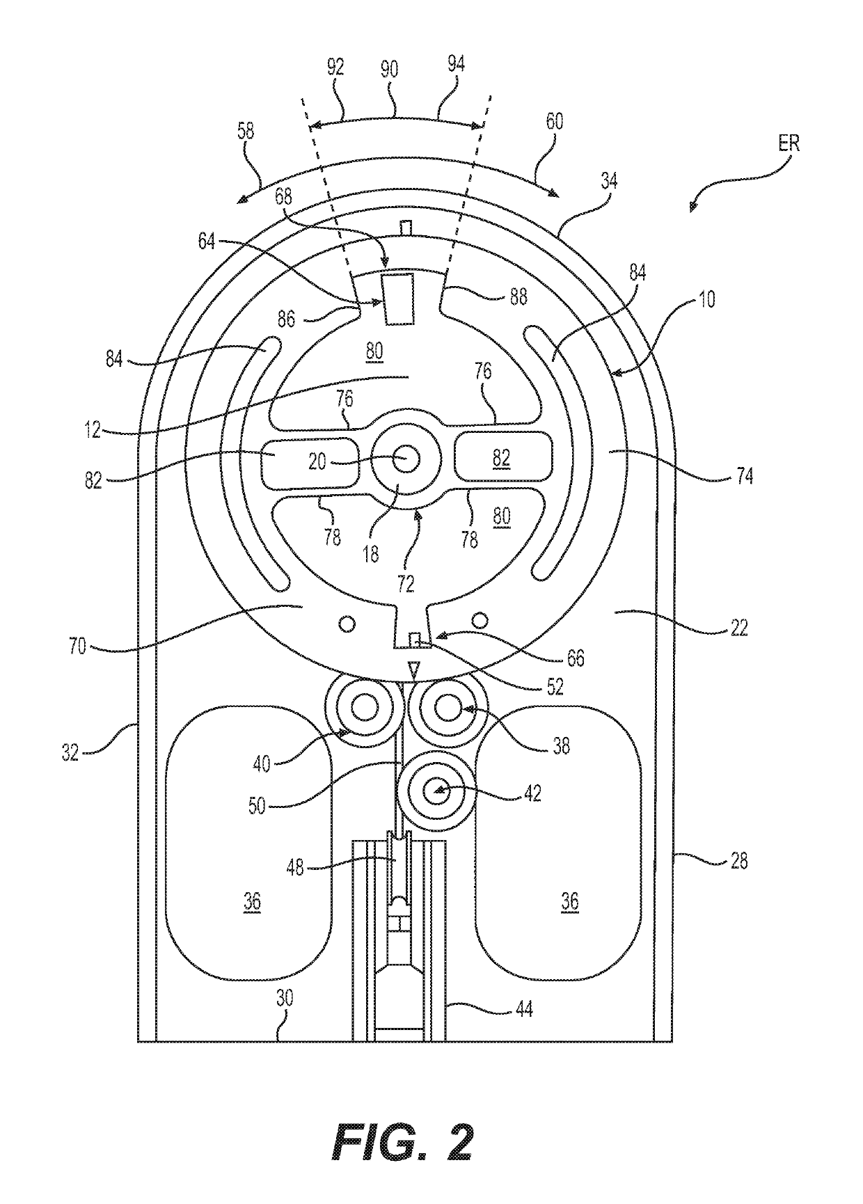 Zero G inertia exercise apparatus