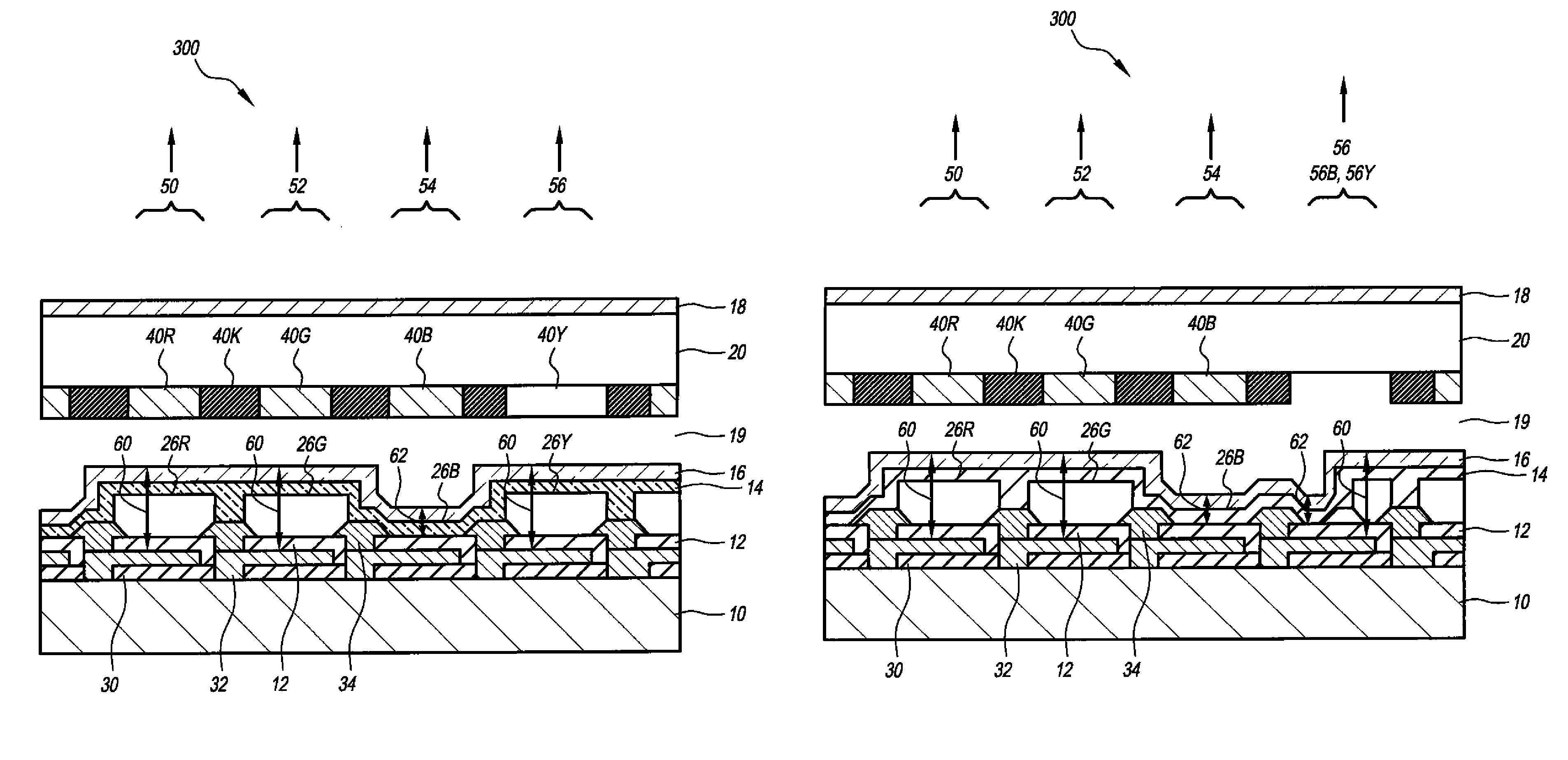 LED device having improved light output