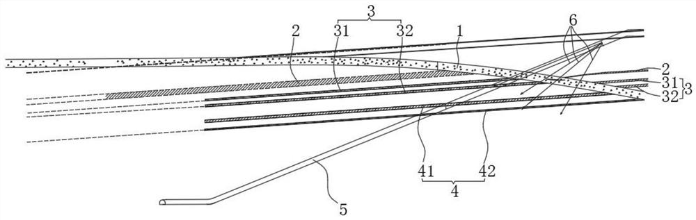 Coal uncovering method in deep well under complex geological conditions of strong outburst coal seam