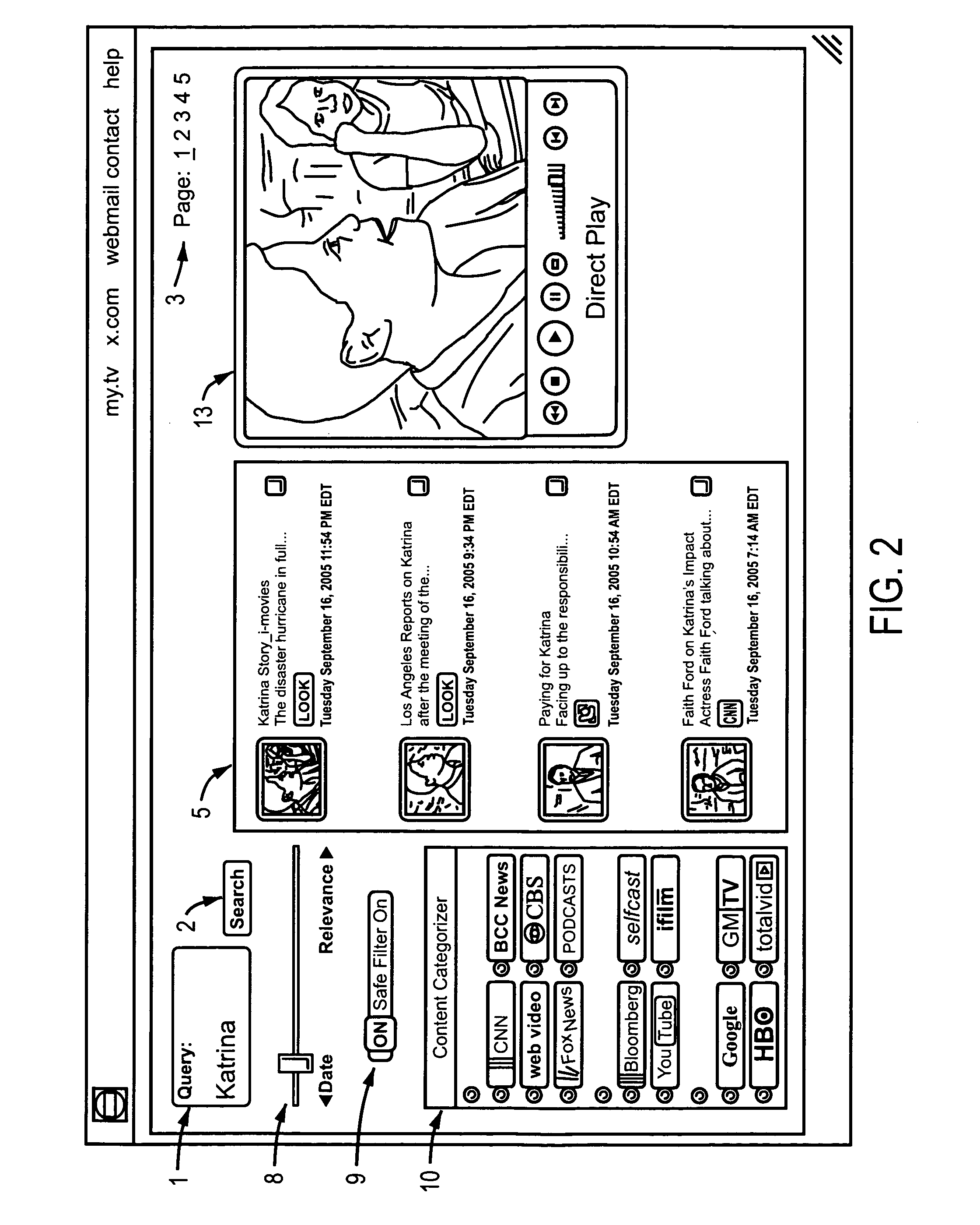 Various methods and apparatus for moving thumbnails with metadata