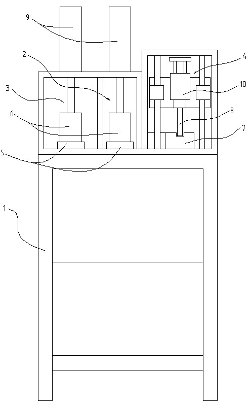 Assembly device for plastic pipe clamp