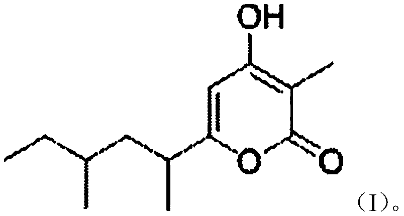 A 3,4,6 trisubstituted-α-pyrone derivative and its preparation method and application