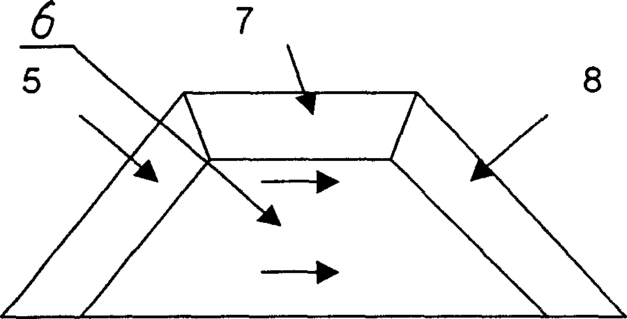 Ecological permeable dam, and its design and construction method