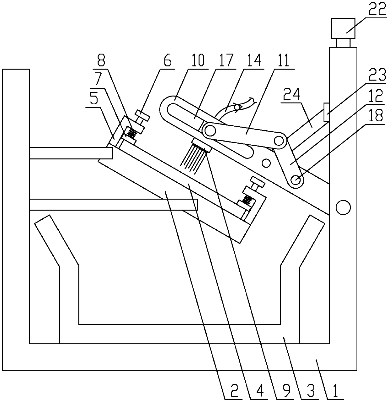 Circuit board cleaning device