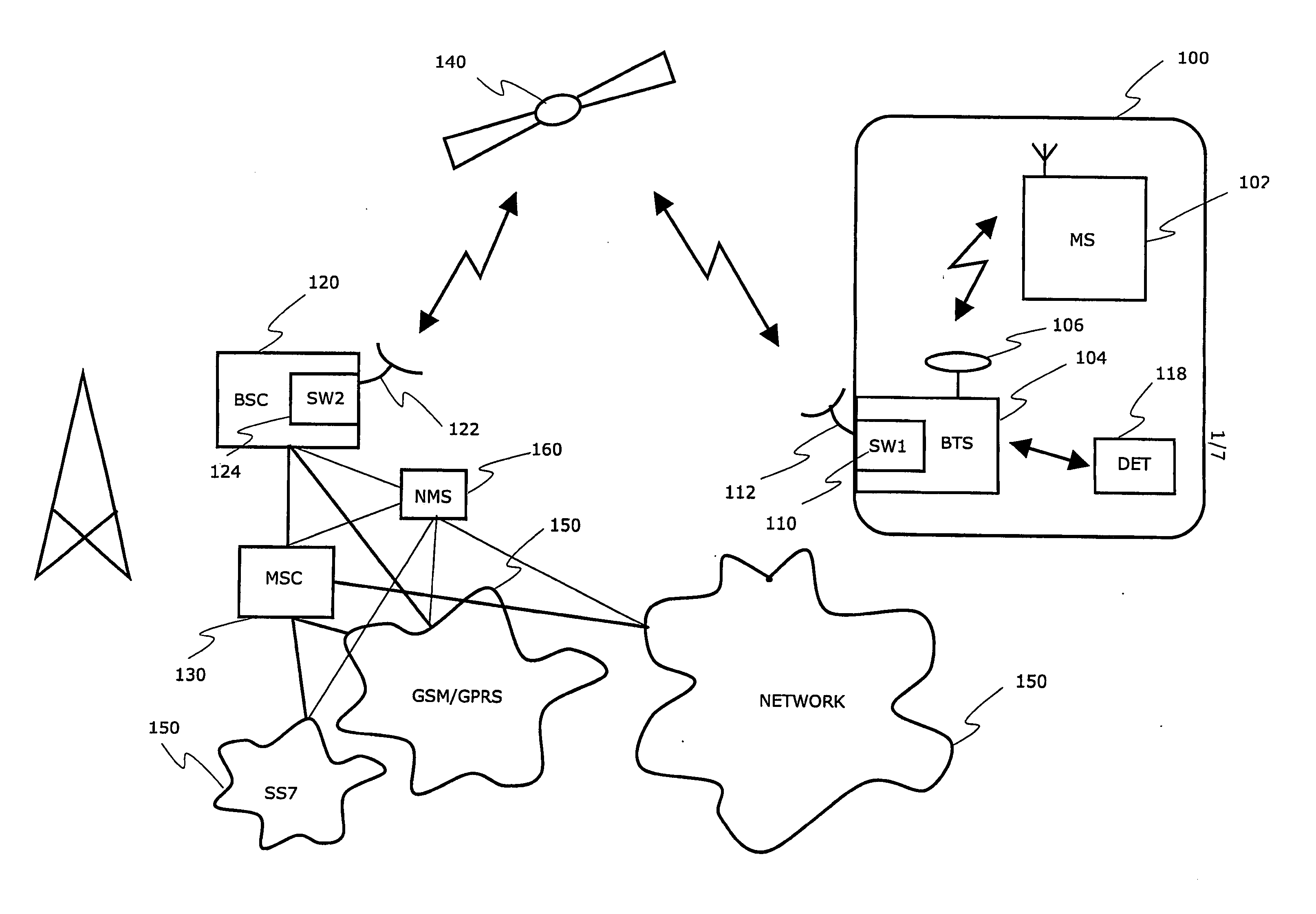 Method And Arrangements For Wireless Communication Between A Vehicle And A Terrestrial Communication System